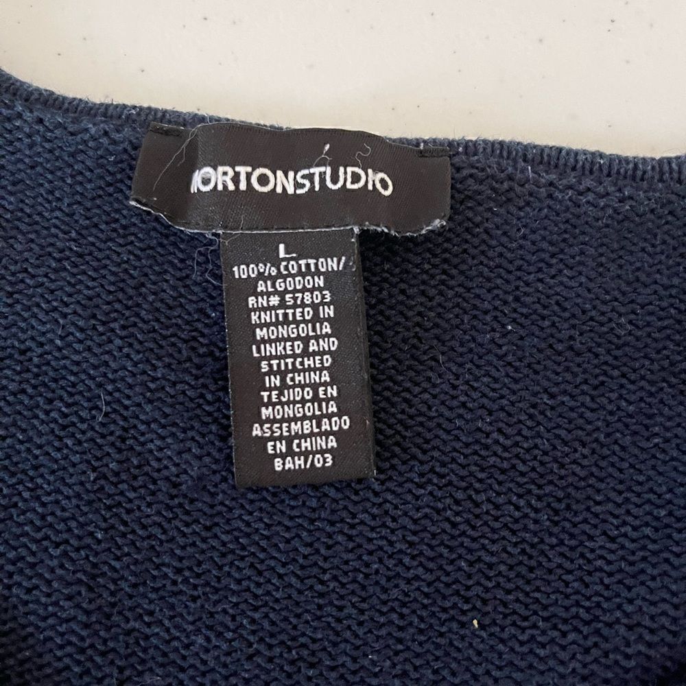 Norton Studio anchor sweater large womens - Picture 4 of 6